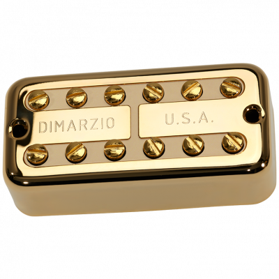 DiMarzio DP294FGCR PAF'TRON BRIDGE - звукосниматель для электрогитары, хамбакер, Алнико 5, 255 мВ, 9,13 кОм, золото/кремовый DiMarzio DP294FGCR PAF'TRON BRIDGE - звукосниматель для электрогитары, хамбакер, Алнико 5, 255 мВ, 9,13 кОм, золото/кремовый