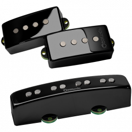 DiMarzio DP306GB Sixties P+J set комплект звукоснимателей, 4-струнный, чёрный DiMarzio DP306GB Sixties P+J set комплект звукоснимателей, 4-струнный, чёрный