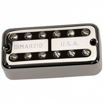 DiMarzio DP293NBK PAF'TRON NECK - звукосниматель для электрогитары, хамбакер, Алнико 5, 200 мВ, 8,03 кОм, никель/чёрный