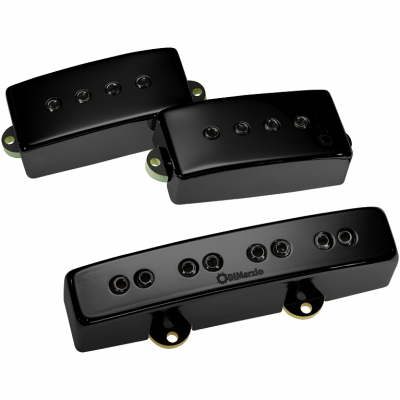 DiMarzio DP307GB Relentless P+J set комплект звукоснимателей, 4-струнный, чёрный DiMarzio DP307GB Relentless P+J set комплект звукоснимателей, 4-струнный, чёрный