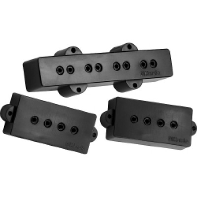 DiMarzio DP126BK Model P+J Neck & Bridge (set) комплект звукоснимателей, 4-струнный, чёрный DiMarzio DP126BK Model P+J Neck & Bridge (set) комплект звукоснимателей, 4-струнный, чёрный