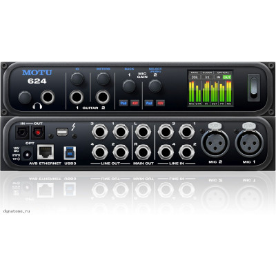 Звуковая карта MOTU 624 AVB/Thunderbolt/USB3 Звуковая карта MOTU 624 AVB/Thunderbolt/USB3