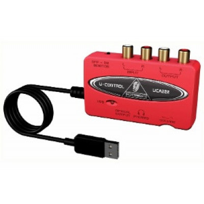 Звуковая карта BEHRINGER UCA222 U-CONTROL Звуковая карта BEHRINGER UCA222 U-CONTROL