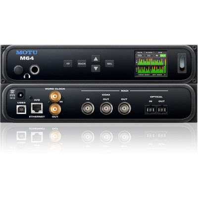 Звуковая карта MOTU M64 AVB/USB Звуковая карта MOTU M64 AVB/USB