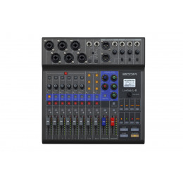 Zoom L-8 LIVETRAK — многофункциональная цифровая консоль для микширования, звукозаписи, мониторинга Zoom L-8 LIVETRAK — многофункциональная цифровая консоль для микширования, звукозаписи, мониторинга