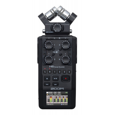 Zoom H6/BLK ручной рекордер-портастудия. Каналы - 4/Сменные микрофоны/Цветной дисплей/черный цвет Zoom H6/BLK ручной рекордер-портастудия. Каналы - 4/Сменные микрофоны/Цветной дисплей/черный цвет