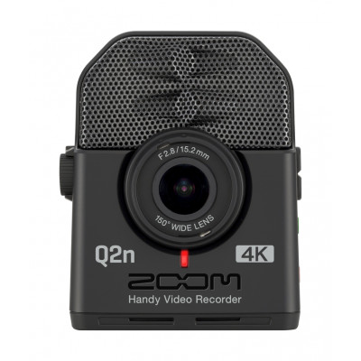 Zoom Q2n-4K Универсальная 4K камера со стереомикрофонами для композиторов и музыкантов, чёрная