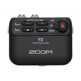 Zoom F2/B полевой стереорекордер, чёрный цвет