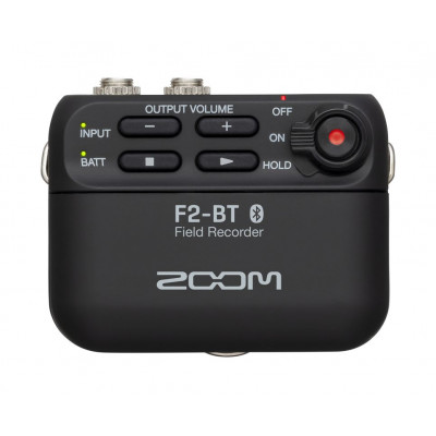 Zoom F2-BT/B полевой стереорекордер, Bluetooth, чёрный цвет