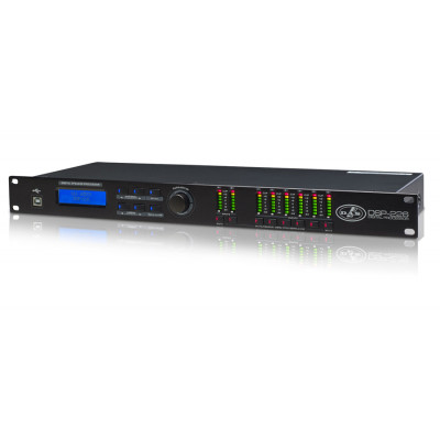DAS AUDIO DSP-226 Цифровой контроллер обработки 2 входа, 6 выходов; кроссовер, эквалайзер, лимитер,