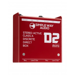 Simple way Audio D2mini - Активный DI-Box, двухканальный