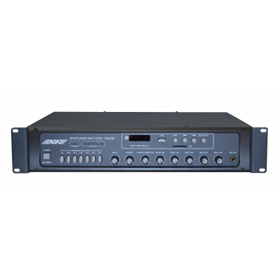 ABK PA-2106 Микшер-усилитель 6 зон, USB/SD/FM плеер, вход: 2 микрофонных входа, 3 AUX вх., 1 AUX вых ABK PA-2106 Микшер-усилитель 6 зон, USB/SD/FM плеер, вход: 2 микрофонных входа, 3 AUX вх., 1 AUX вых